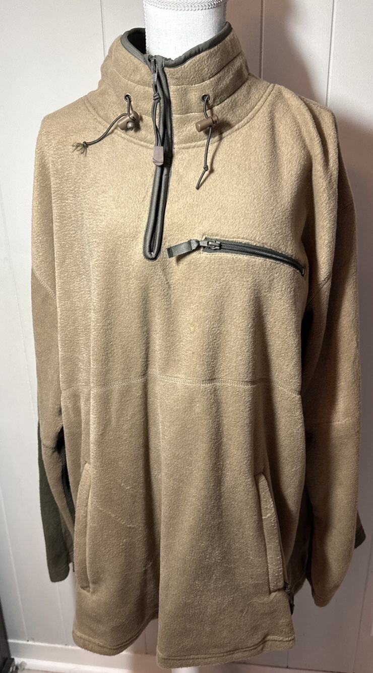 Vintage 90s Celo Clothing Co Heavy Fleece Zip Up 3XL Brown EE